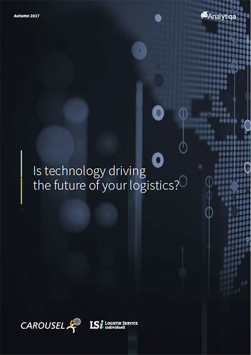 Technology driving logistics cover